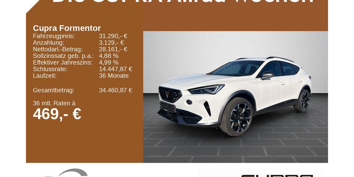 Cupra Formentor 28.832 km 31.290 &euro; Bingen / Rhein 55411