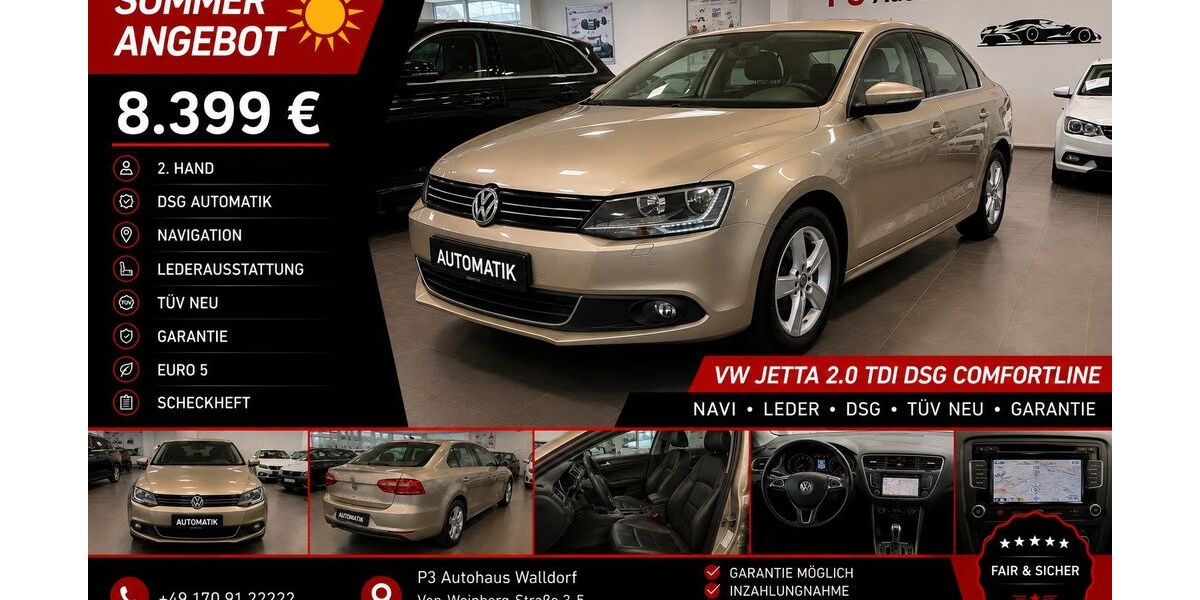 VW Jetta 138.665 km 8.399 &euro; Mörfelden-Walldorf 64546