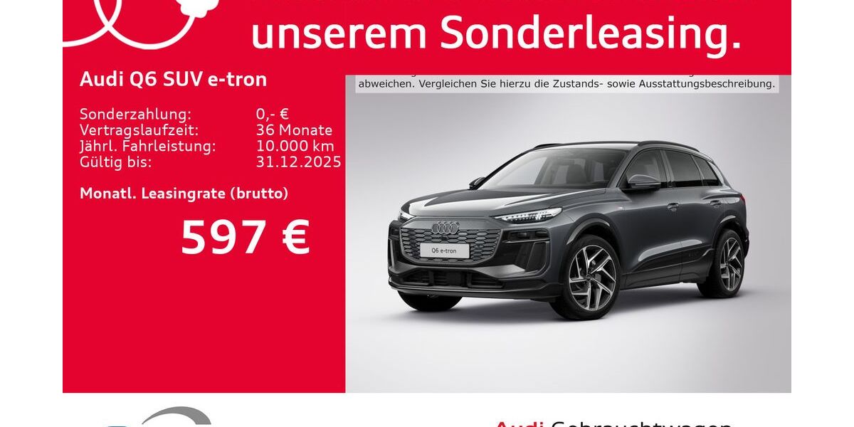Audi Q6 e-tron 10.702 km 56.690 € Wiesbaden 65189