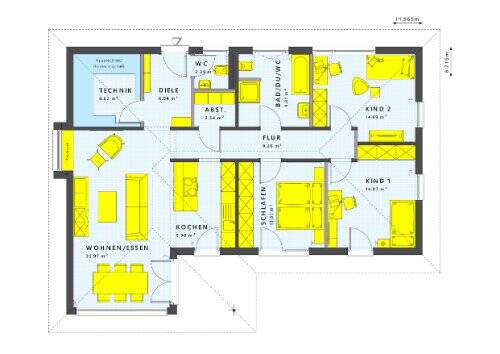 Bungalow Kiedrich - 4 Zimmer, 110 m&sup2;, 630.000&euro; | Angebot:26139199