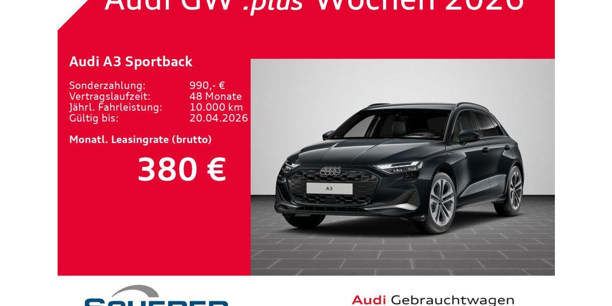 Audi A3 4.382 km 42.450 &euro; Wiesbaden 65189