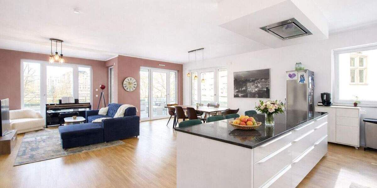 Etagenwohnung Frankfurt am Main Bockenheim - 3 Zimmer, 122 m&sup2;, 1.100.000&euro; | Angebot:25727366