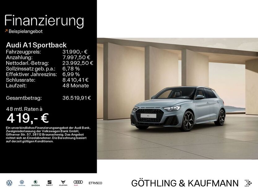 Audi A1 6.500 km 30.990 € Hofheim 65719