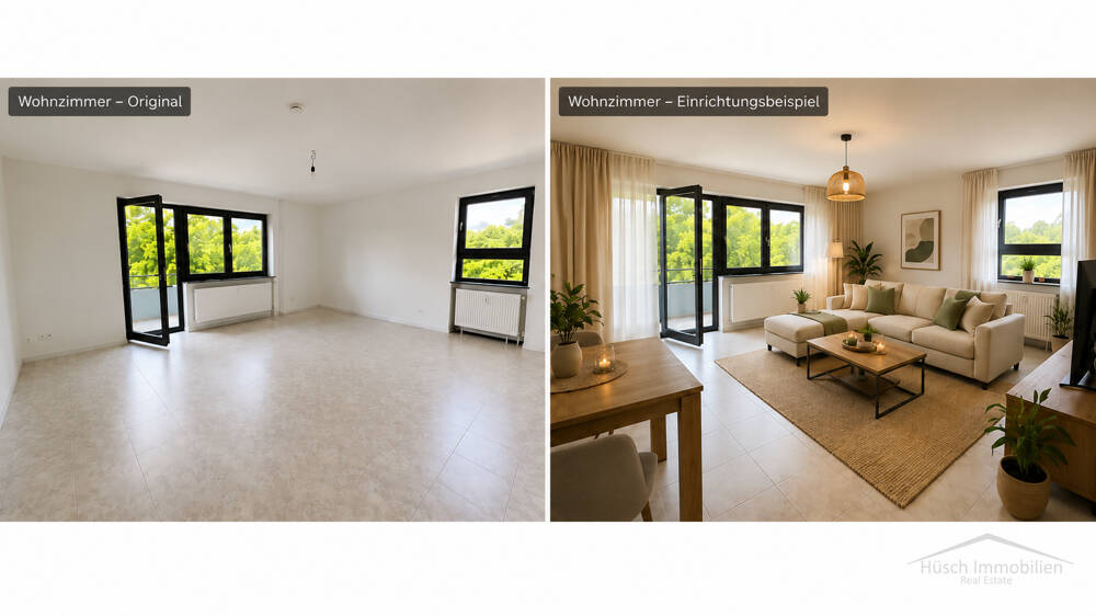 Etagenwohnung Wiesbaden Biebrich - 2 Zimmer, 69 m&sup2;, 279.000&euro; | Angebot:26730948