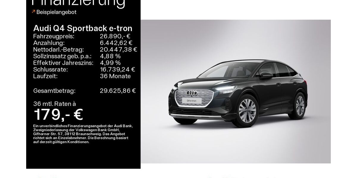 Audi Q4 e-tron 51.340 km 24.490 € Oberursel 61440