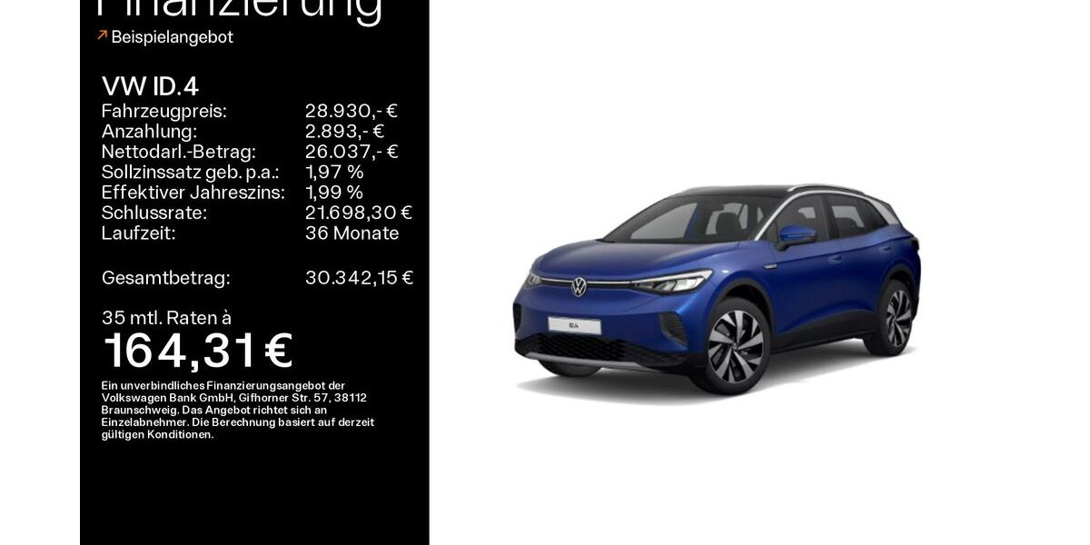 VW ID.4 37.796 km 28.930 € Kelkheim 65779