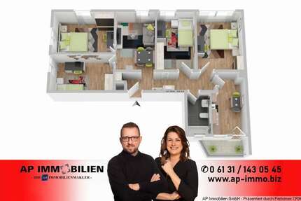 Wohnung Mainz Neustadt - 5 Zimmer, 96 m&sup2;, 339.900&euro; | Angebot:27331710