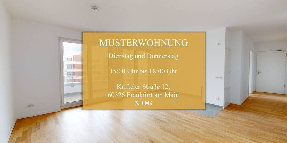 Etagenwohnung Frankfurt Gallus - 2 Zimmer, 61 m&sup2;, 419.900&euro; | Angebot:25780352