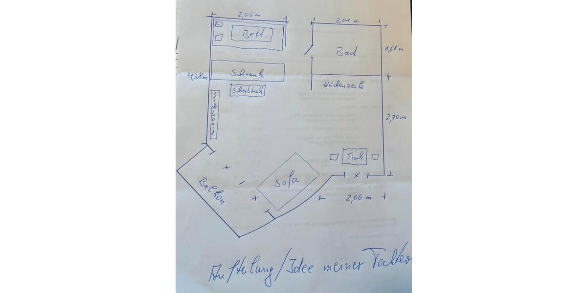 Etagenwohnung Wiesbaden Mainz-Kastel - 1 Zimmer, 27 m&sup2;, 159.000&euro; | Angebot:26351353