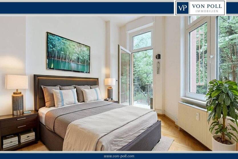 Geschmackvolle Hochparterre-AltbauWohnung mit eigenem Garten