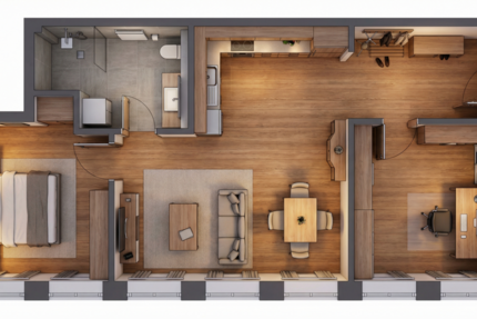 Wohnung Bingen am Rhein - 3 Zimmer, 72 m&sup2;, 283.000&euro; | Angebot:25384501