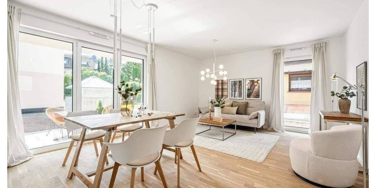 Terrassenwohnung Wiesbaden Biebrich - 4 Zimmer, 100 m&sup2;, 669.000&euro; | Angebot:26879446