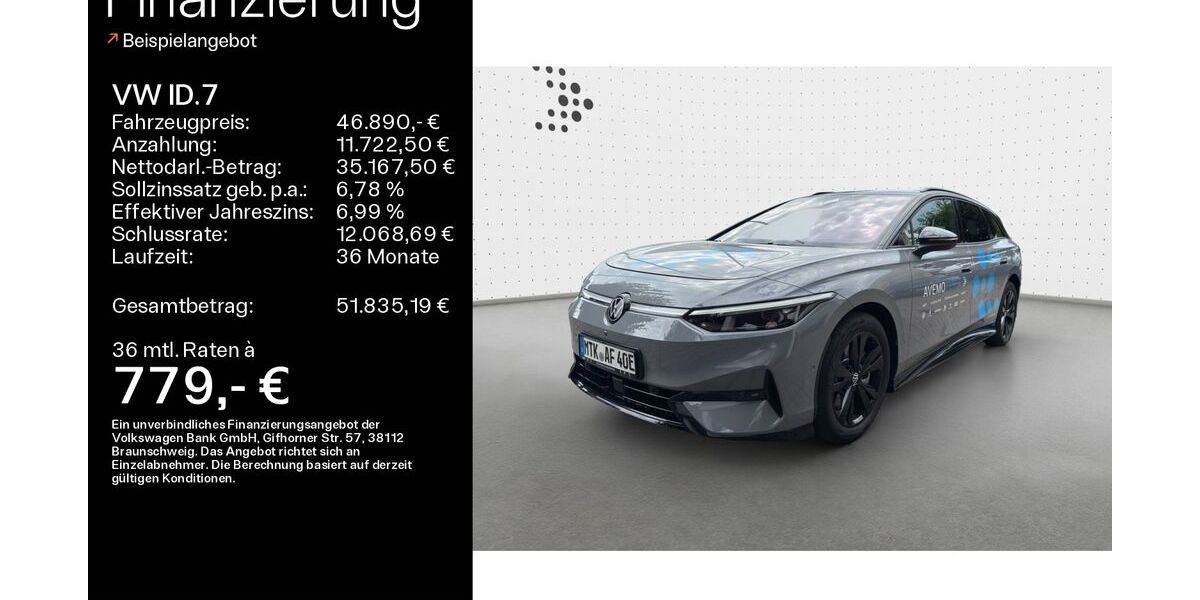 VW ID.7 10.000 km 46.890 € Hofheim 65719