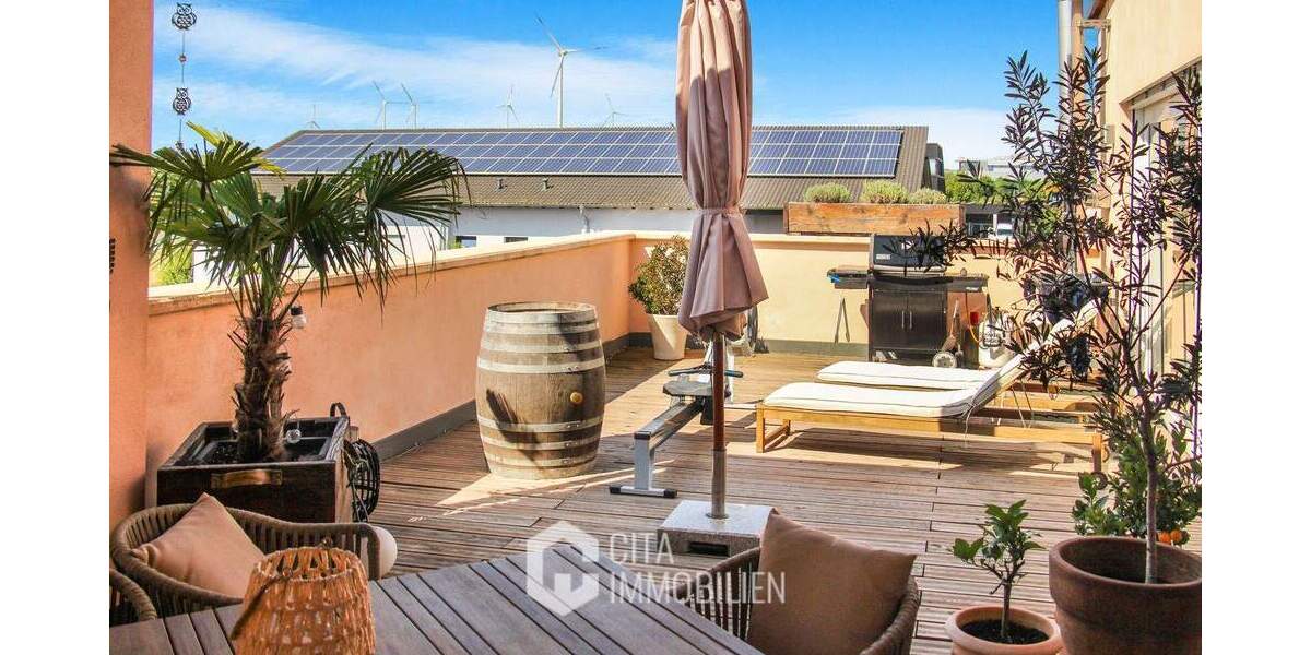 Wohnen & Arbeiten in Mainz-Hechtsheim: Moderne Wohn- und Gewerbeimmobilie mit Dachterrassen & Aufzug zimmer