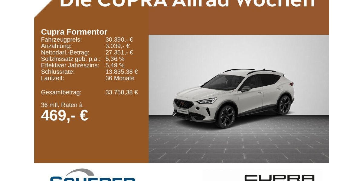 Cupra Formentor 27.301 km 29.900 &euro; Bingen / Rhein 55411