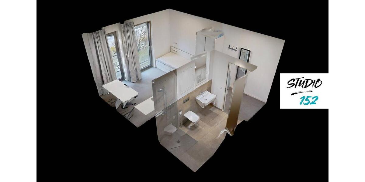 Etagenwohnung Wiesbaden Klarenthal - 1 Zimmer, 23 m&sup2;, 466&euro; | Angebot:26058617