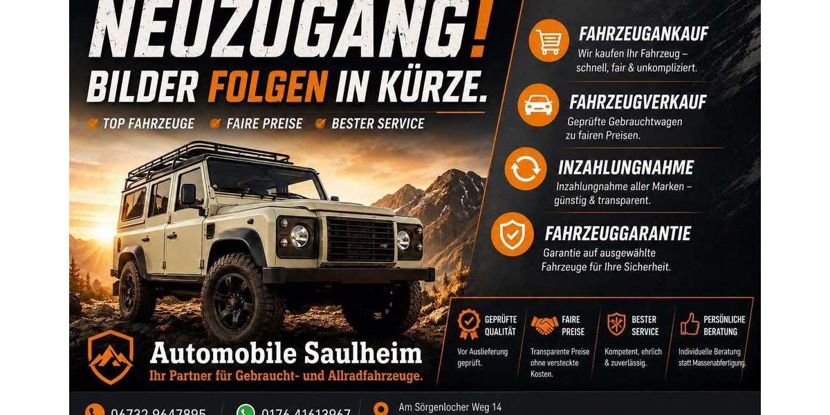 Land Rover Defender 215.000 km 30.900 &euro; Saulheim 55291
