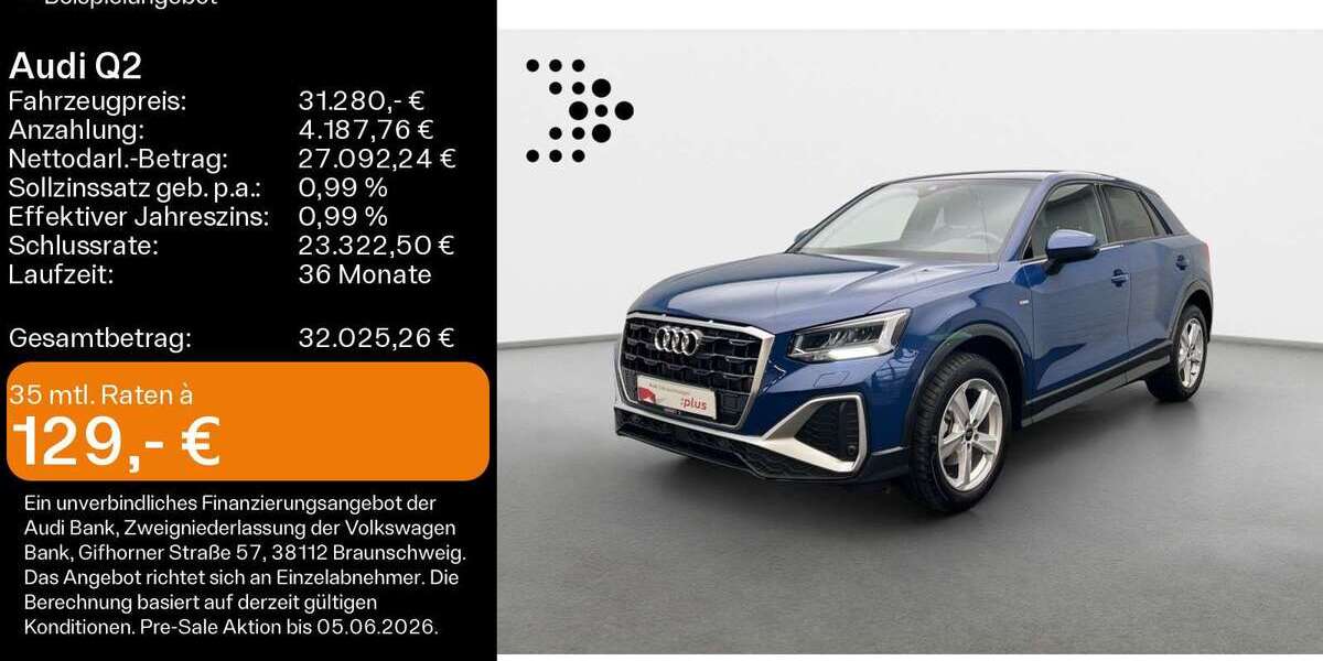 Audi Q2 4.515 km 31.280 &euro; Oberursel 61440