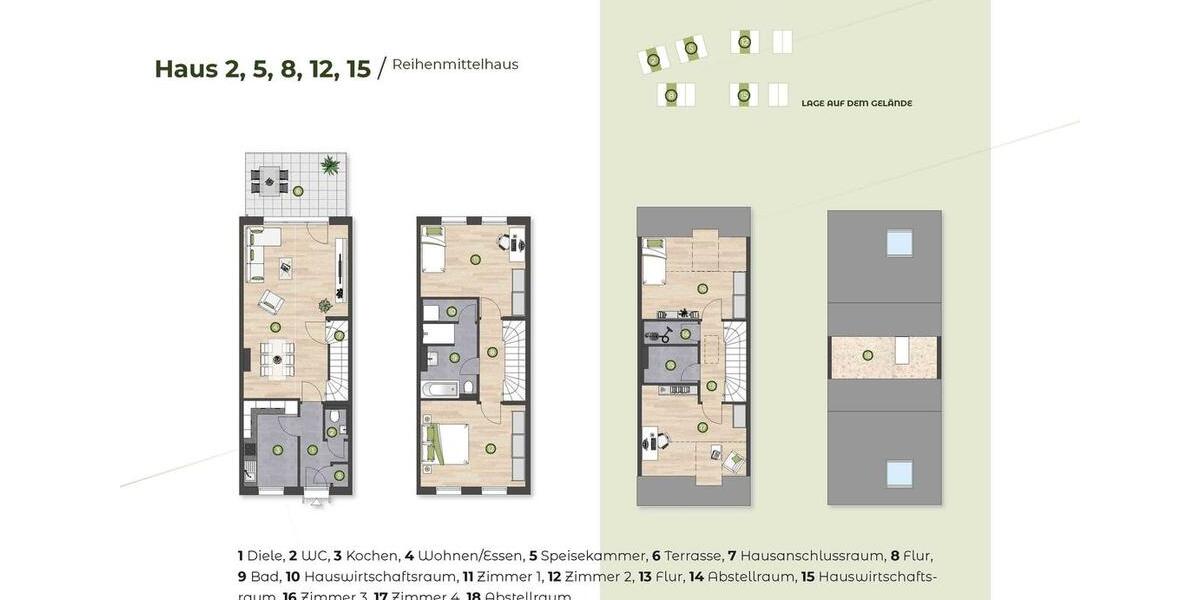 Reihenhaus Waldems - 5 Zimmer, 135 m&sup2;, 525.000&euro; | Angebot:26794956