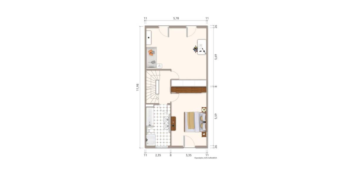 Reihenmittelhaus Rüsselsheim - 3 Zimmer, 120 m&sup2;, 459.000&euro; | Angebot:26544871