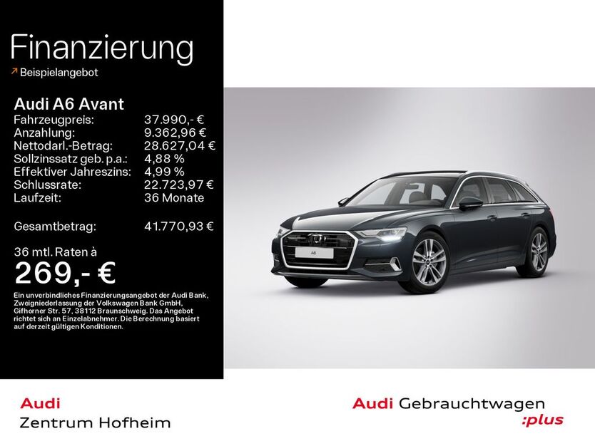 Audi A6 79.297 km 36.980 € Hofheim 65719