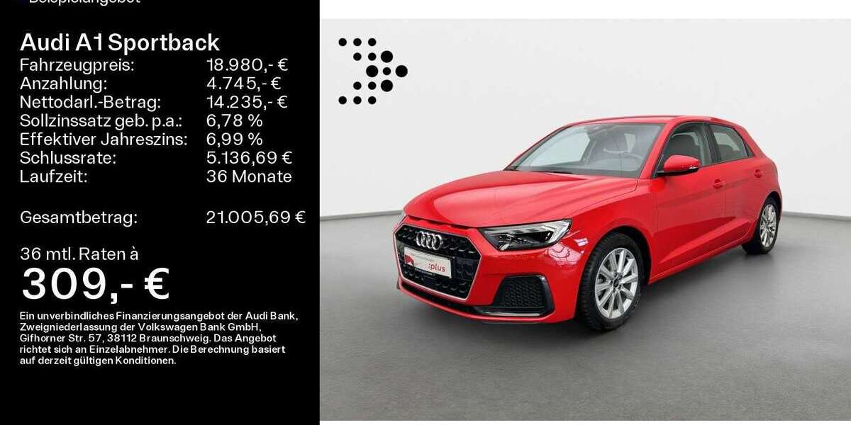 Audi A1 39.180 km 18.980 &euro; Hofheim 65719