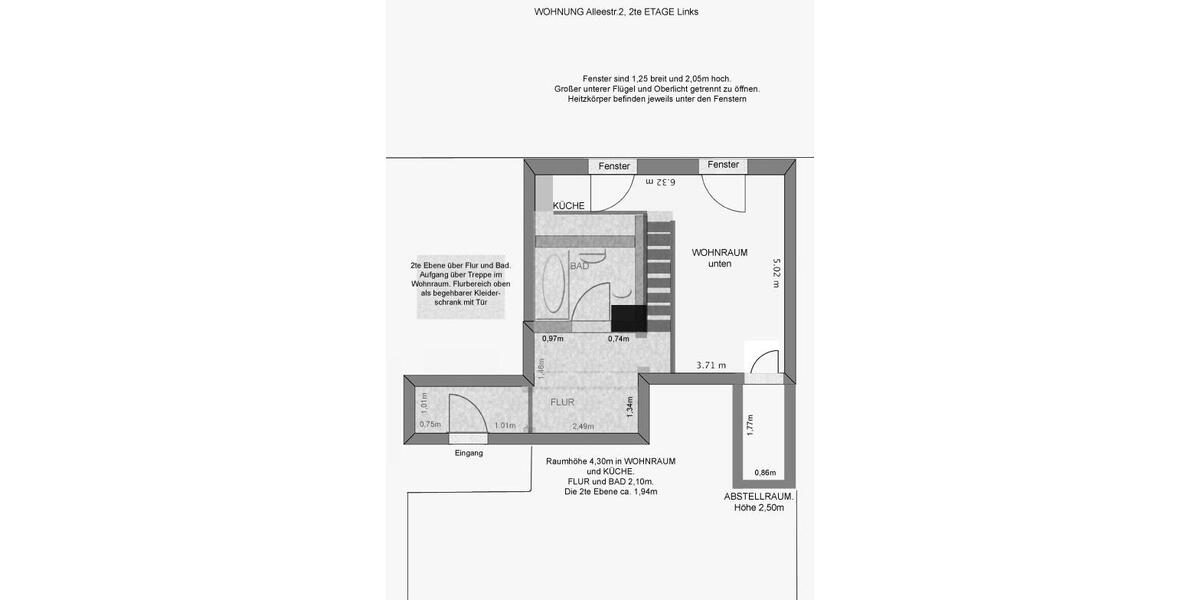 Etagenwohnung Flörsheim am Main - 1.5 Zimmer, 41 m&sup2;, 155.000&euro; | Angebot:25084081