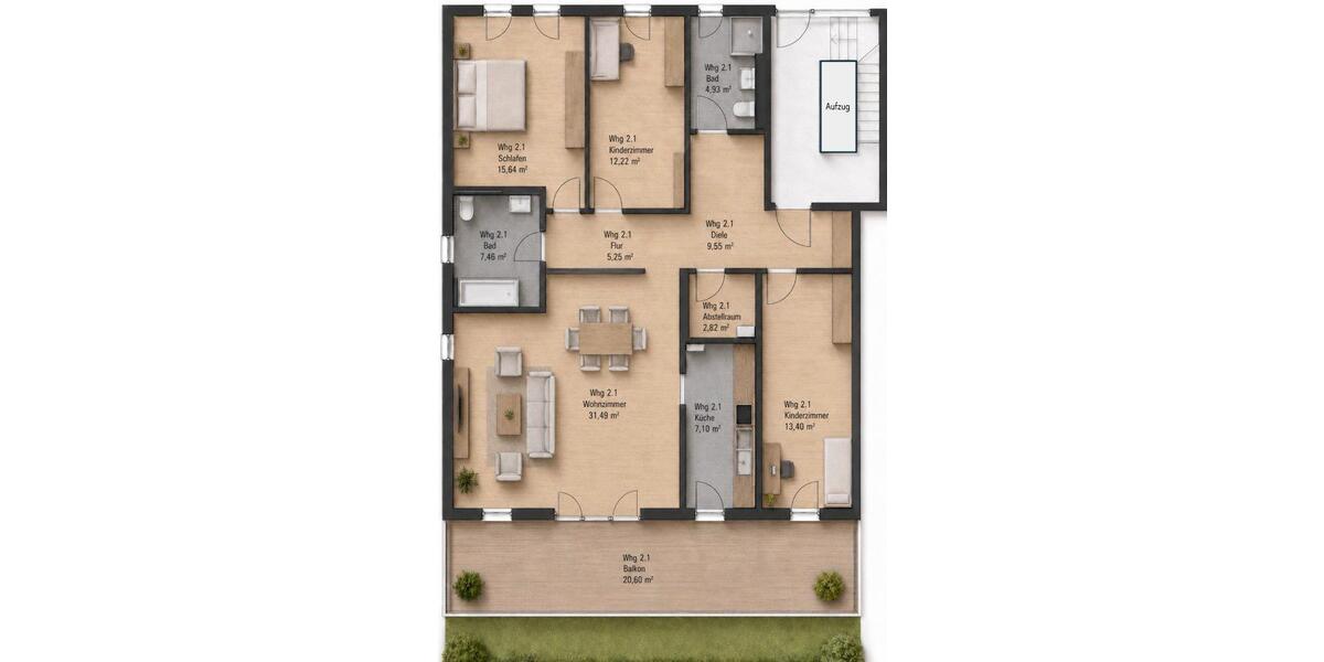 Erdgeschoßwohnung Wiesbaden Südost - 4 Zimmer, 118 m&sup2;, 770.000&euro; | Angebot:26957802