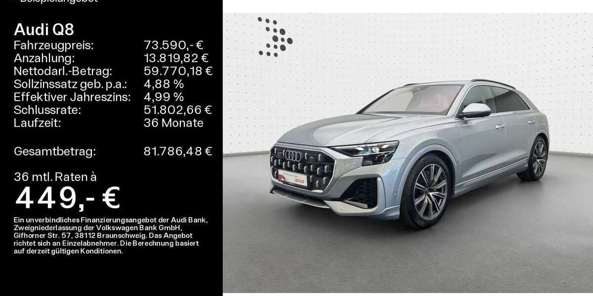 Audi Q8 20.600 km 73.590 &euro; Oberursel 61440