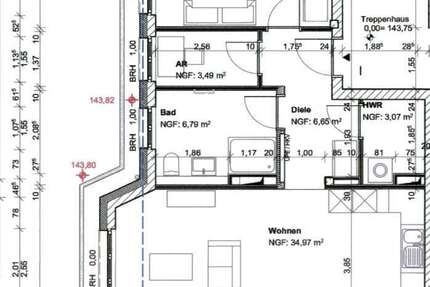 Wohnung Wiesbaden Biebrich - 2.5 Zimmer, 74 m&sup2;, 1.300&euro; | Angebot:26427442