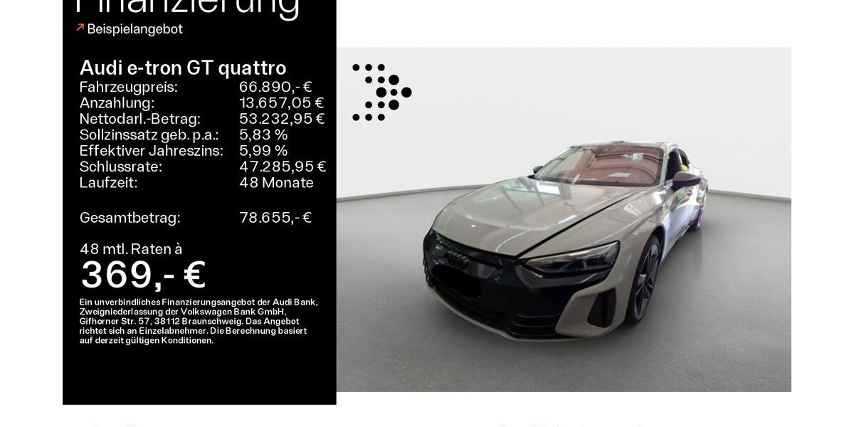 Audi e-tron GT 54.094 km 64.980 &euro; Hofheim 65719