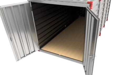 Rabattaktion zur Deutschland-Einführung Lagerbox 5 m 2S RED Werkzeugbox Gartenbox Gerätehaus Lager zimmer