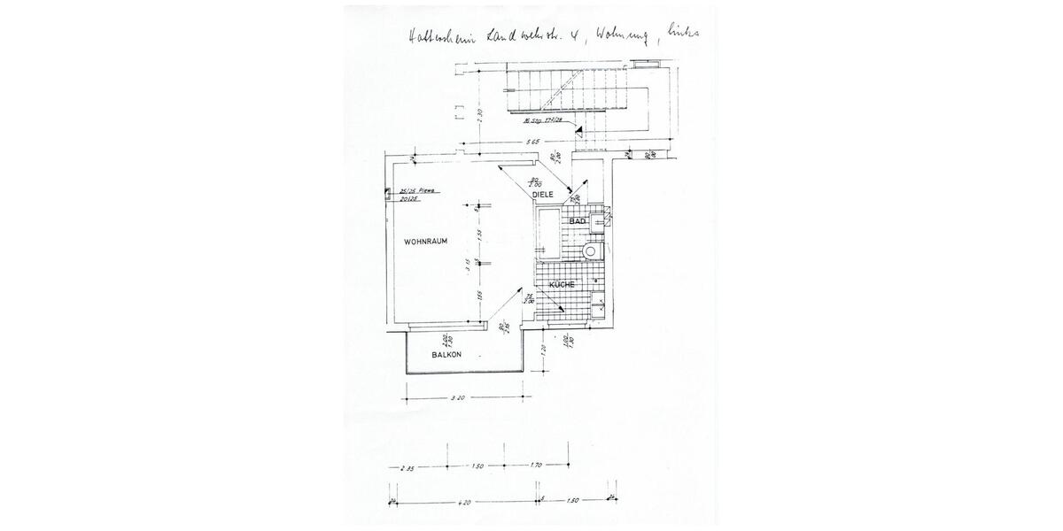 Etagenwohnung Hattersheim am Main - 1 Zimmer, 33 m&sup2;, 400&euro; | Angebot:26314679