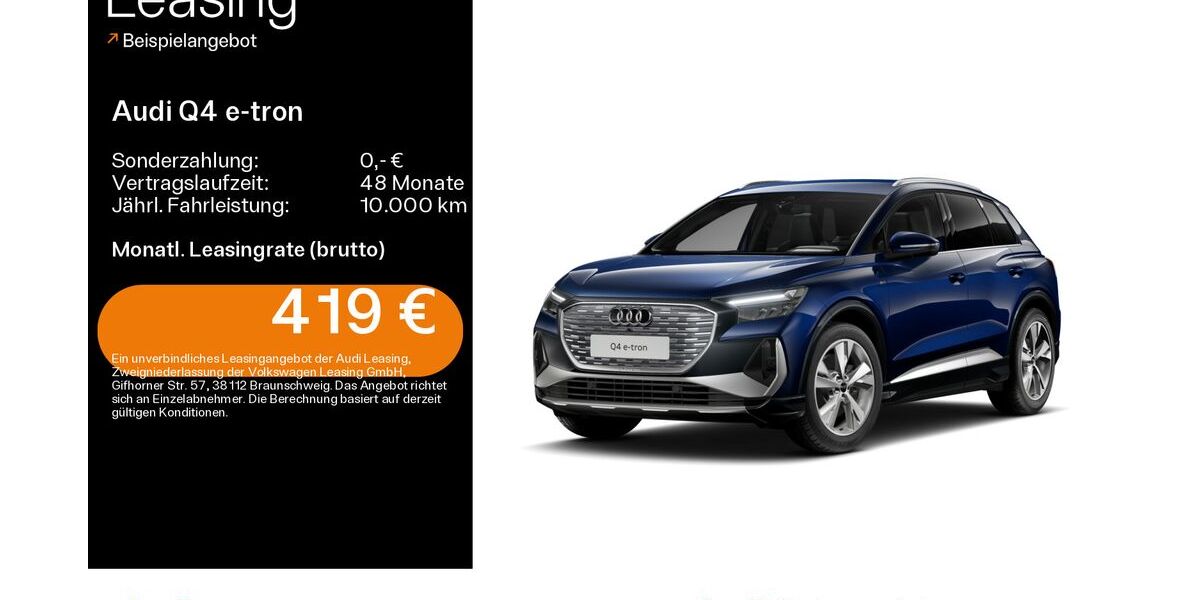 Audi Q4 e-tron 8.273 km 42.480 &euro; Hofheim 65719