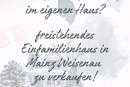 Mainz Weisenau Hausverkauf (v. privat für privat) 6 zimmer