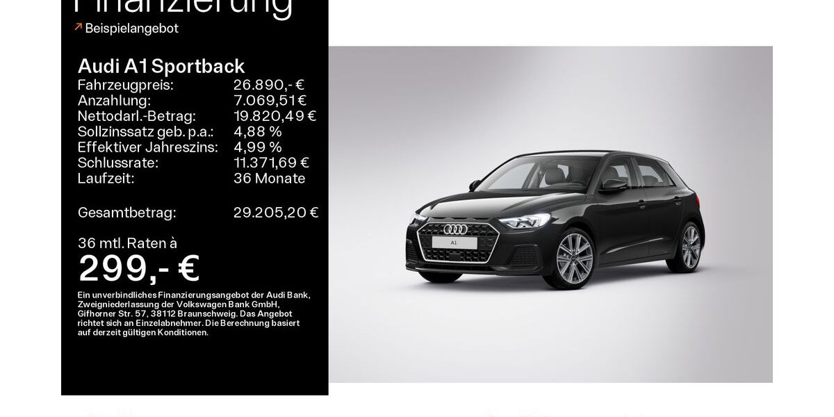 Audi A1 27.366 km 24.880 € Oberursel 61440