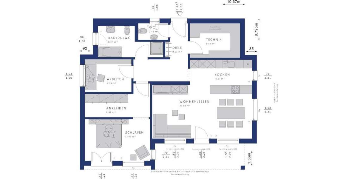 Einfamilienhaus Budenheim - 4 Zimmer, 93 m&sup2;, 761.565&euro; | Angebot:26408311