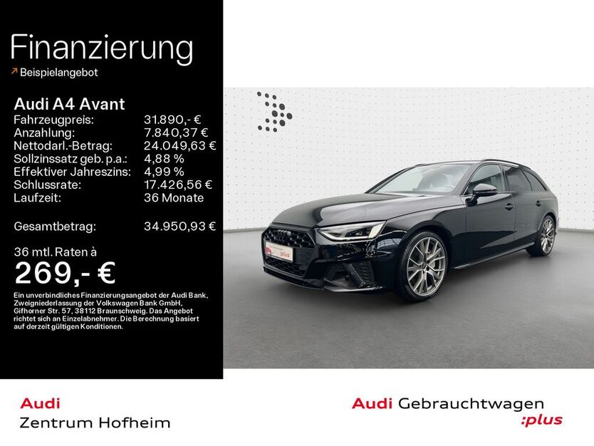 Audi A4 75.267 km 29.999 € Hofheim 65719
