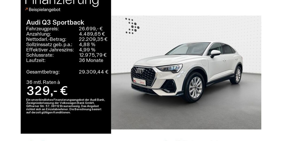 Audi Q3 81.594 km 26.699 € Hofheim 65719
