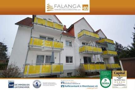 FALANGA IMMOBILIEN - Gemütliche 3-Zimmer Etagenwohnung direkt an den Weinbergen in Mainz-Kostheim! 3 zimmer