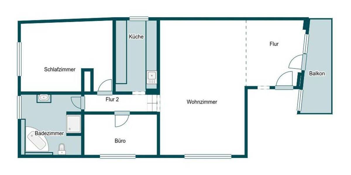 Etagenwohnung Trebur Astheim - 2 Zimmer, 86 m&sup2;, 198.000&euro; | Angebot:26106677