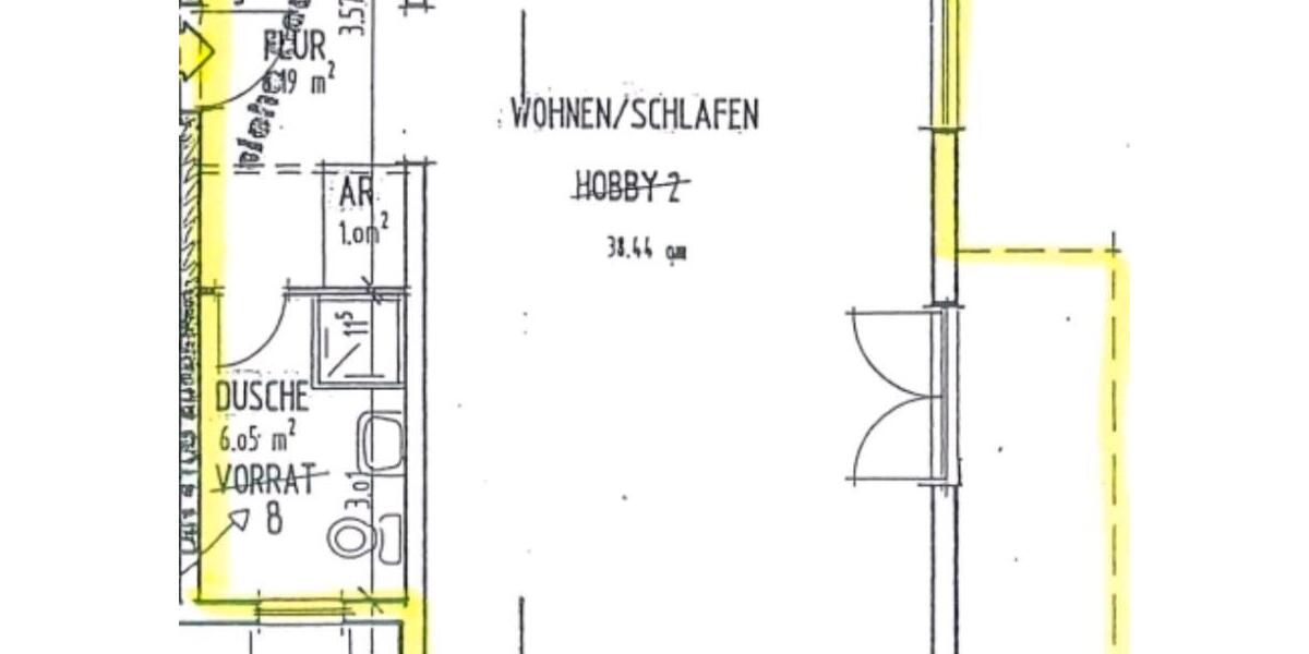 Etagenwohnung Hofheim am Taunus - 1 Zimmer, 52 m&sup2;, 600&euro; | Angebot:26388741
