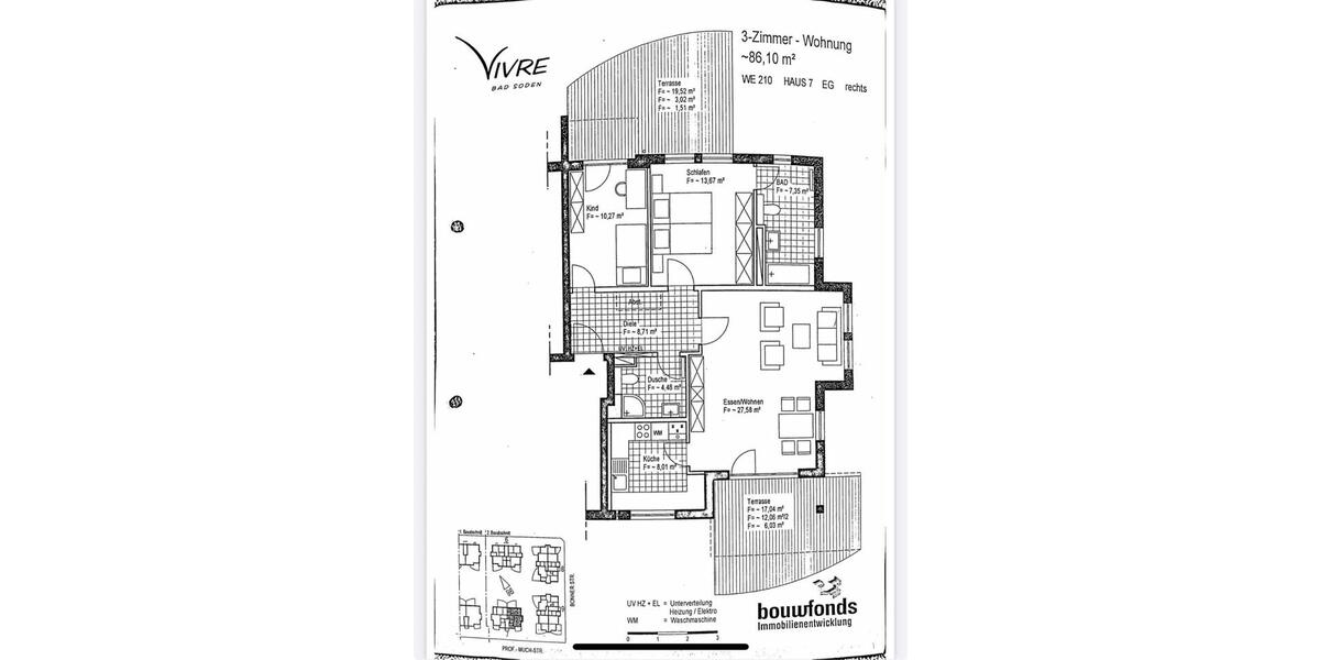 Erdgeschoßwohnung Bad Soden am Taunus - 3 Zimmer, 87 m&sup2;, 649.000&euro; | Angebot:26415257