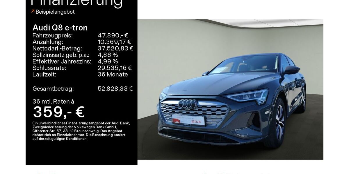 Audi Q8 e-tron 18.561 km 39.890 &euro; Oberursel 61440