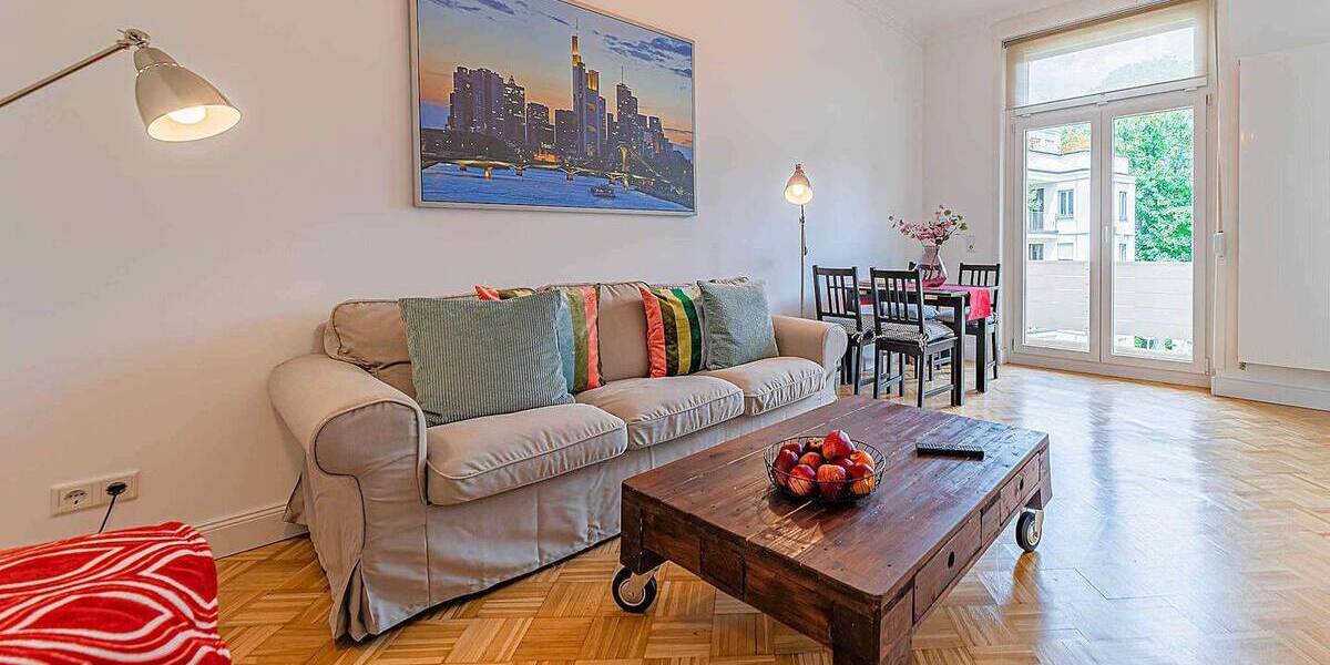 Etagenwohnung Frankfurt am Main Bockenheim - 3 Zimmer, 90 m&sup2;, 2.400&euro; | Angebot:26803848