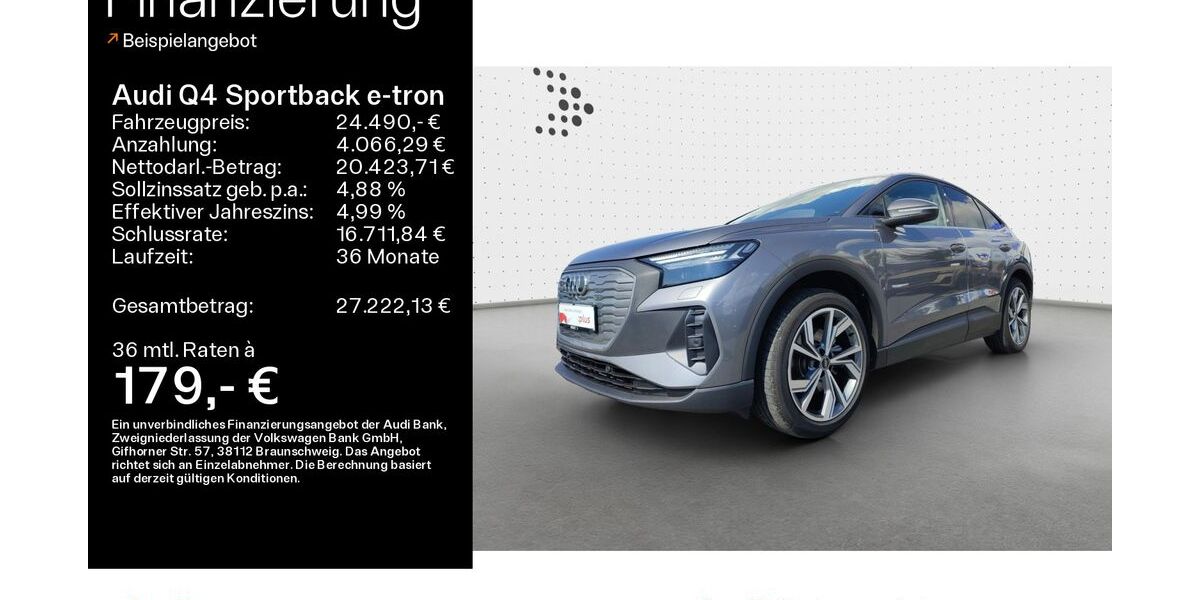 Audi Q4 e-tron 29.799 km 23.790 € Oberursel 61440