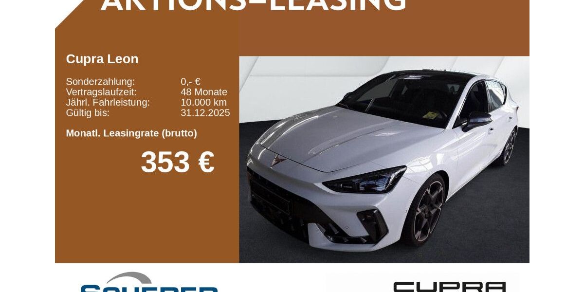 Cupra Leon 20.779 km 35.900 € Bingen / Rhein 55411