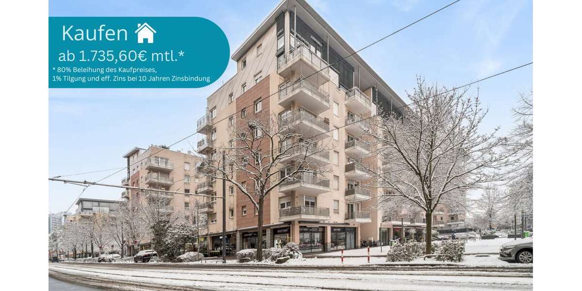 Etagenwohnung Frankfurt am Main Bockenheim - 3 Zimmer, 85 m&sup2;, 489.000&euro; | Angebot:25218051