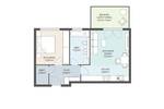 Etagenwohnung Frankfurt am Main Nied - 2 Zimmer, 57 m&sup2;, 385.000&euro; | Angebot:25690836