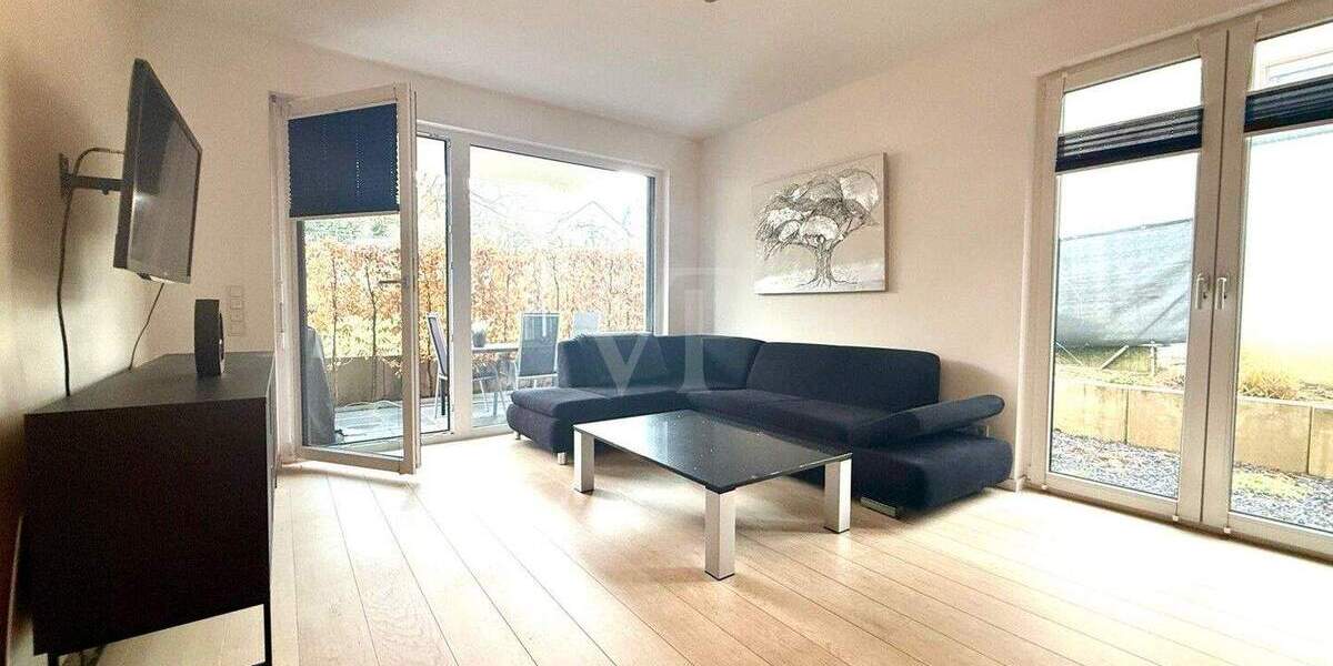 Hochwertige Gartenwohnung mit Westterrasse und Garage 2 zimmer